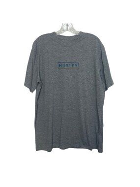 Hurley Boxed Gradient Logo Tshirt Tee Medium Gray Activewear‎ Casual Summer
